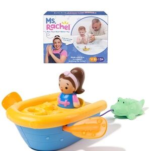 Rachel Row Your Boat Water Toy - Blue and Yellow